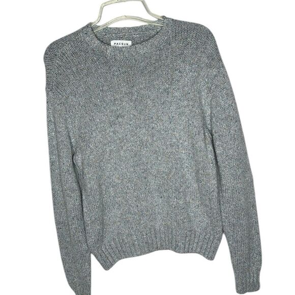 PacSun Grey Crewneck Sweater. Size Small. - Picture 1 of 7